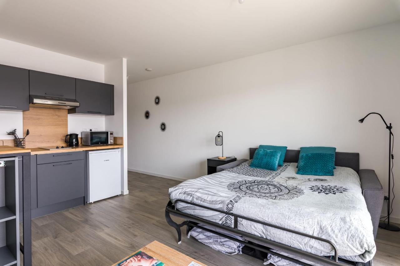 L'Ecume - Studio Moderne Avec Grand Balcon Et Place De Parking Apartamento Dinard Exterior foto